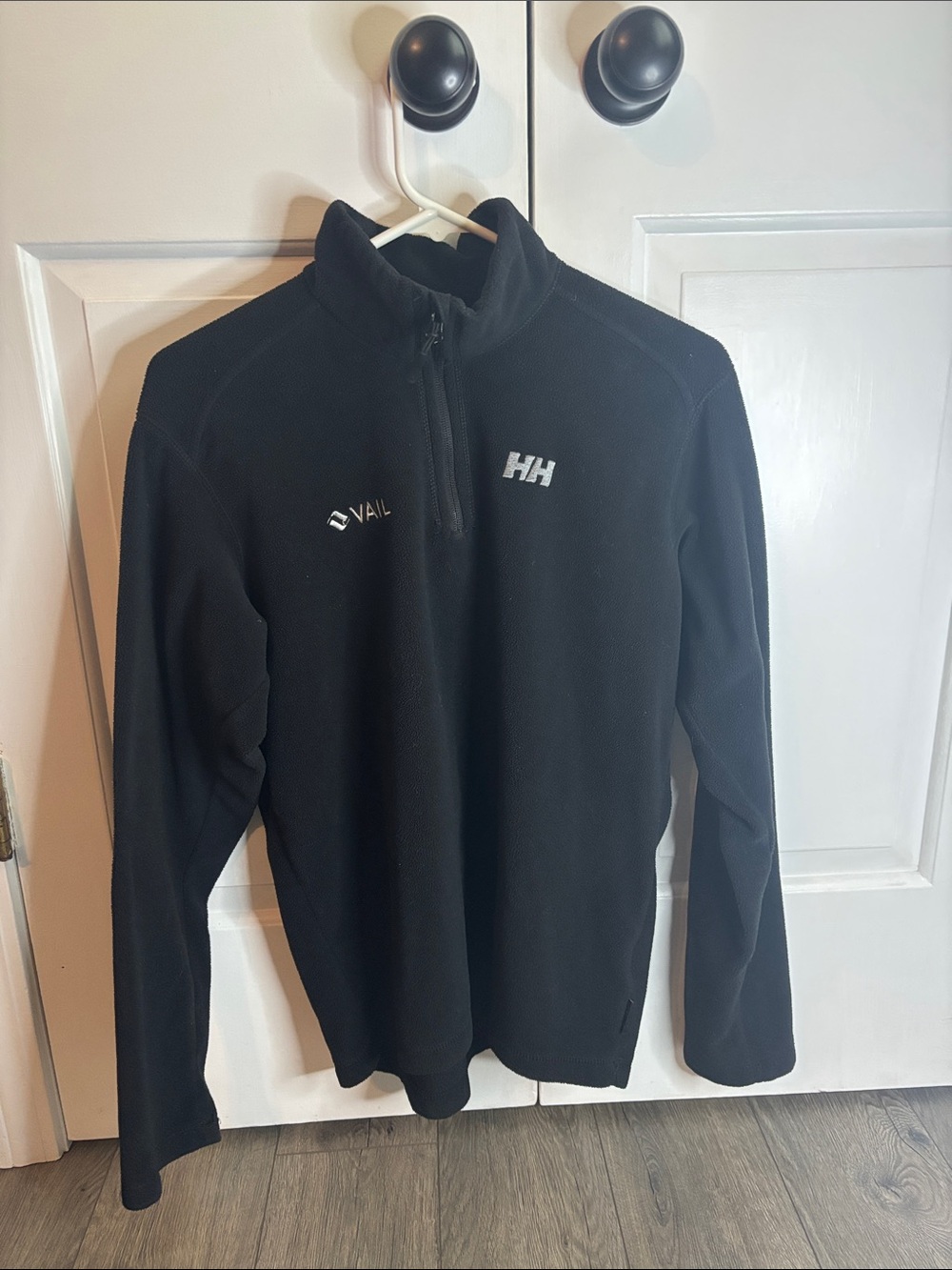 Helly Hansen Black Quarter-Zip Performance Fleece Jacket